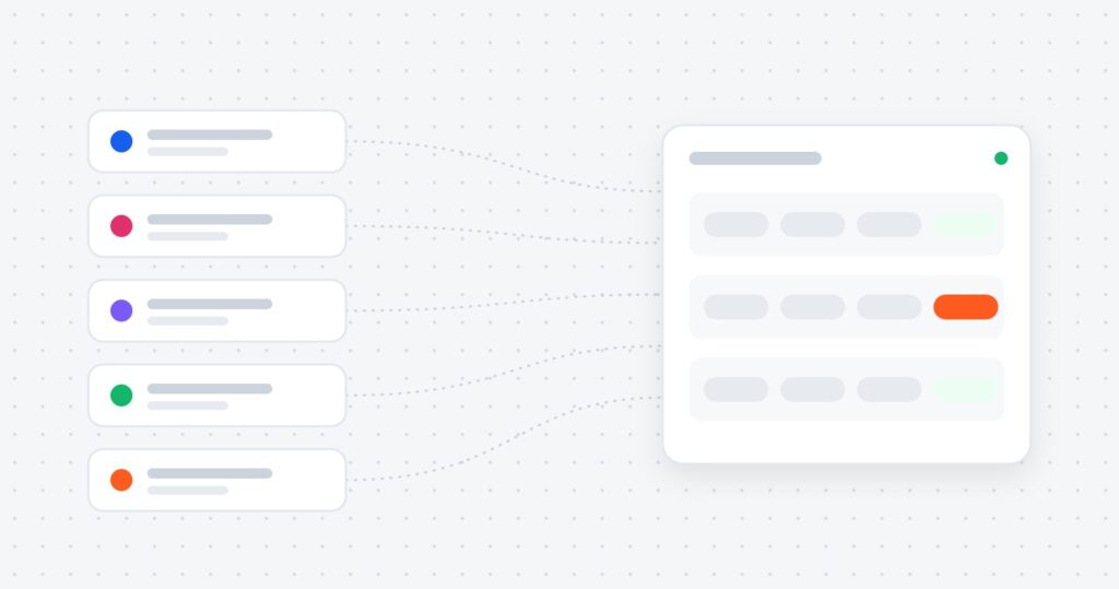 One CRM for six revenue streams — illustration